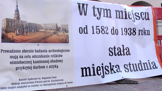 Studnia na rynku w Zamościu