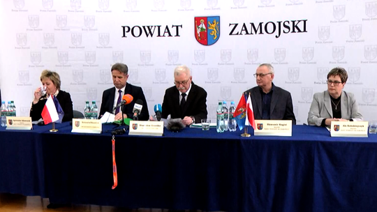 Konferencja Prasowa Starostwa Powiatu Zamojskiego