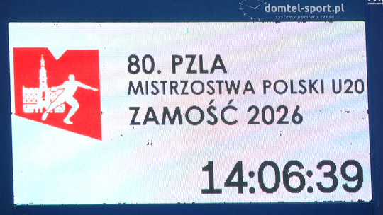 Mistrzostwa Polski U-20 w Zamościu. Najlepsi lekkoatleci rywalizowali na nowym stadionie