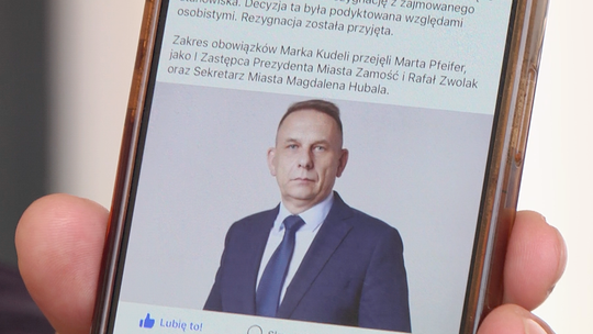 Radni PiS o dymisji Marka Kudeli. „Przepraszamy mieszkańców Zamościa”