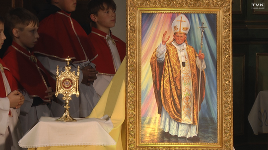 Relikwie św. Jana Pawła II w Szczebrzeszynie. Uroczystości w parafii św. Katarzyny Aleksandryjskiej