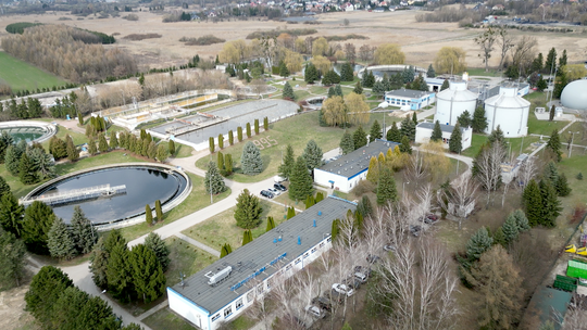 Remont oczyszczali ścieków w Zamościu