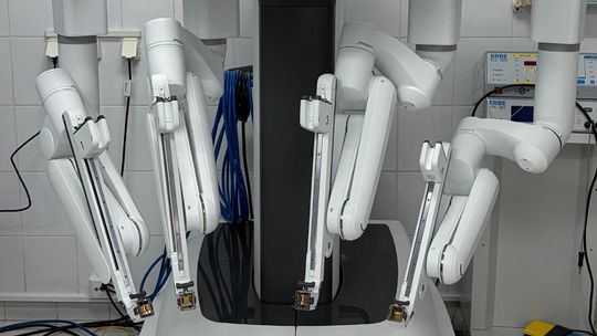Robot da Vinci w nowym szpitalu