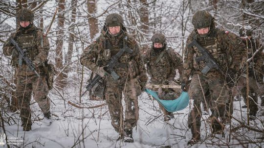 Zimowe szkolenie Terytorialsów z Bezwoli