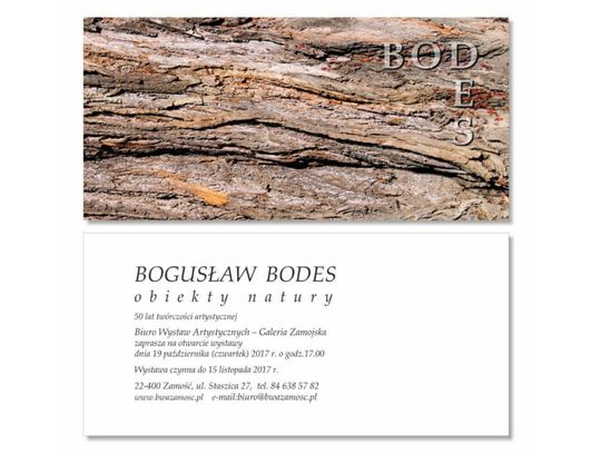 Bogusław Bodes „Obiekty natury” w BWA