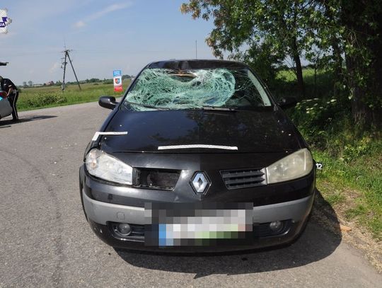 Borowina Sitaniecka: Wypadek z udziałem 17-letniej rowerzystki