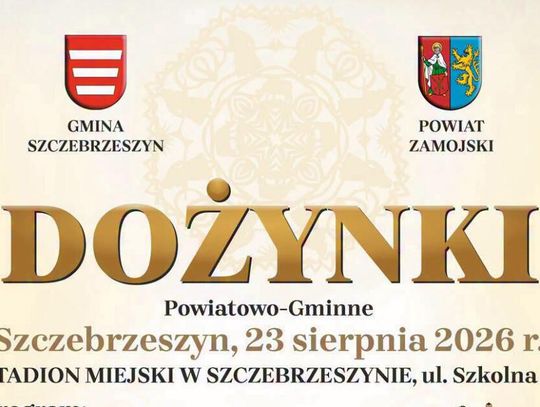 Burmistrz Szczebrzeszyna zaprasza na dożynki