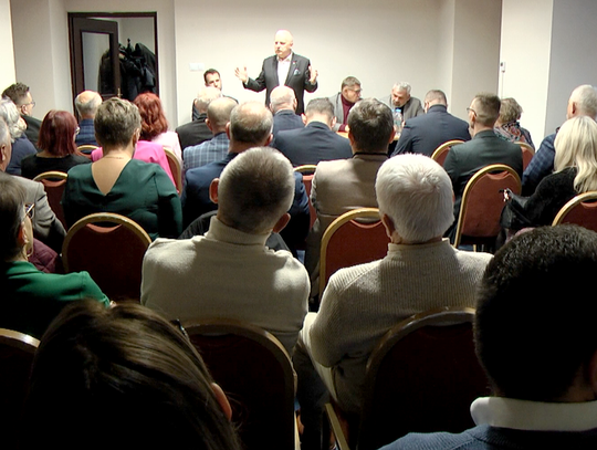 Działacze PiS na spotkaniu w Zamościu