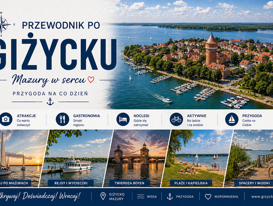 Giżycko – mazurska destynacja pełna atrakcji i wyjątkowego klimatu