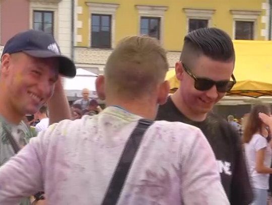 Holi Festival czyli Festiwal Kolorów w Zamościu [VIDEO]