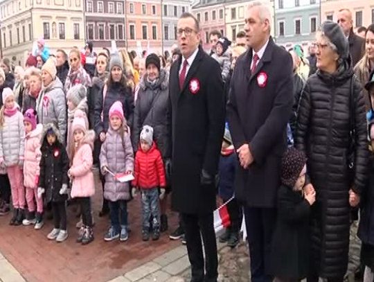 Hymn Polski na Rynku Wielkim