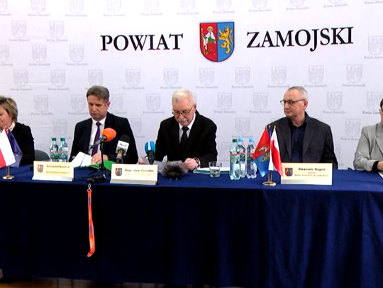 Konferencja Prasowa Starostwa Powiatu Zamojskiego Konferencja Prasowa Starostwa Powiatu Zamojskiego