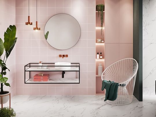 Łazienka w stylu romantycznym