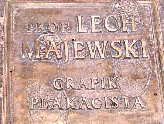 Lech Majewski w Alei Sław.