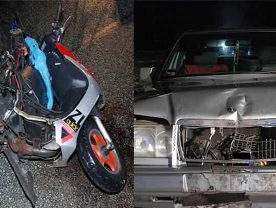 Motorowerzystka zginęła w wypadku