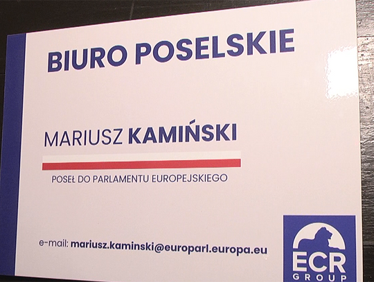 Nowe biuro europosła Mariusza Kamińskiego