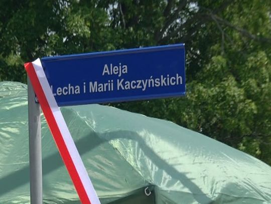 Nowo otwarta Aleja Marii i Lecha Kaczyńskich