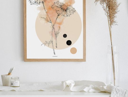 Plakat kwiaty – ciekawy pomysł na odświeżenie wnętrza i prezent!