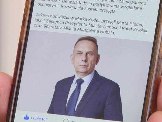 Radni PiS o dymisji Marka Kudeli. „Przepraszamy mieszkańców Zamościa”