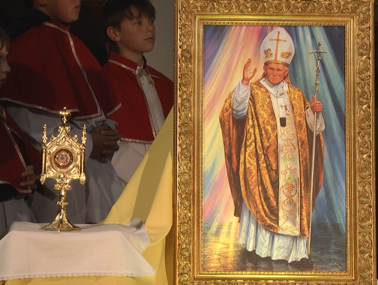 Relikwie św. Jana Pawła II w Szczebrzeszynie. Uroczystości w parafii św. Katarzyny Aleksandryjskiej
