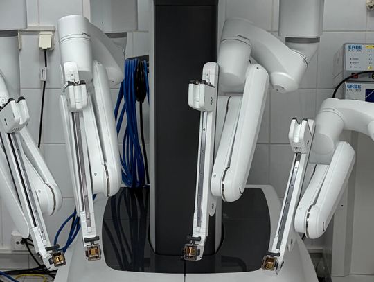 Robot da Vinci w nowym szpitalu