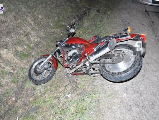 Wielącza: Zderzenie ciągnika rolniczego z motocyklem