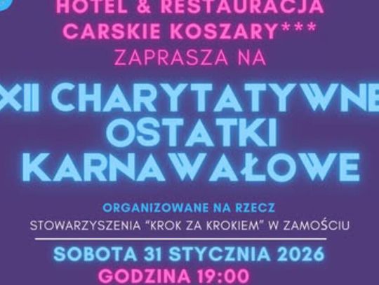 XII Charytatywne Ostatki Karnawałowe w Carskich Koszarach XII Charytatywne Ostatki Karnawałowe w Carskich Koszarach