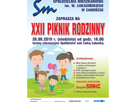 XXII PIKNIK RODZINNY NAD ŁABUŃKĄ