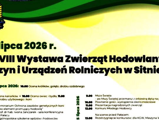 XXXVIII Wystawa Zwierząt Hodowlanych, Maszyn i Urządzeń Rolniczych w Sitnie