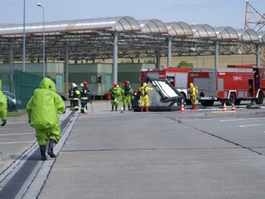 Zamojscy strażacy interweniowali na przejściu granicznym w Hrebennem