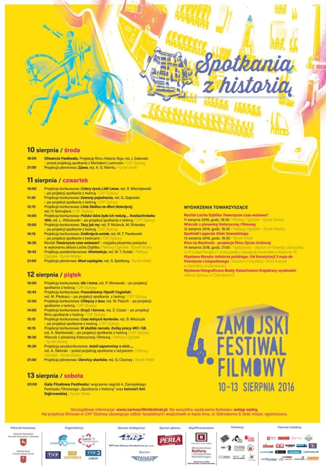 4. ZFF „Spotkania z historią” - konkursowe pokazy filmowe - mogą głosować równiez widzowie!