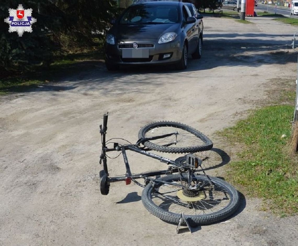 Biłgoraj: Wypadek z udziałem rowerzysty