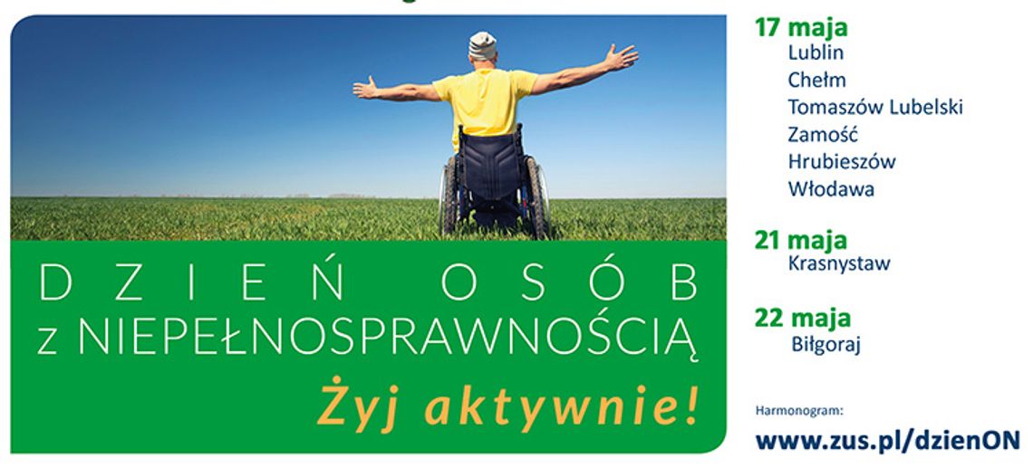Dzień Osób z Niepełnosprawnością: „Żyj aktywnie”