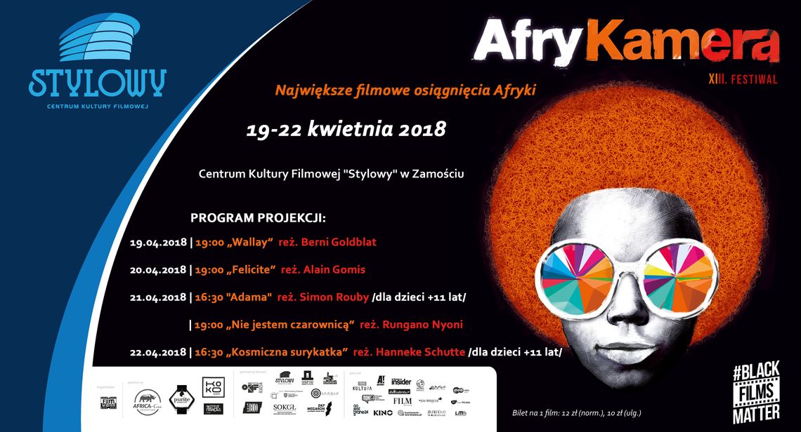 Festiwal AFRYKAMERA w Zamościu /19-22.04.2018/