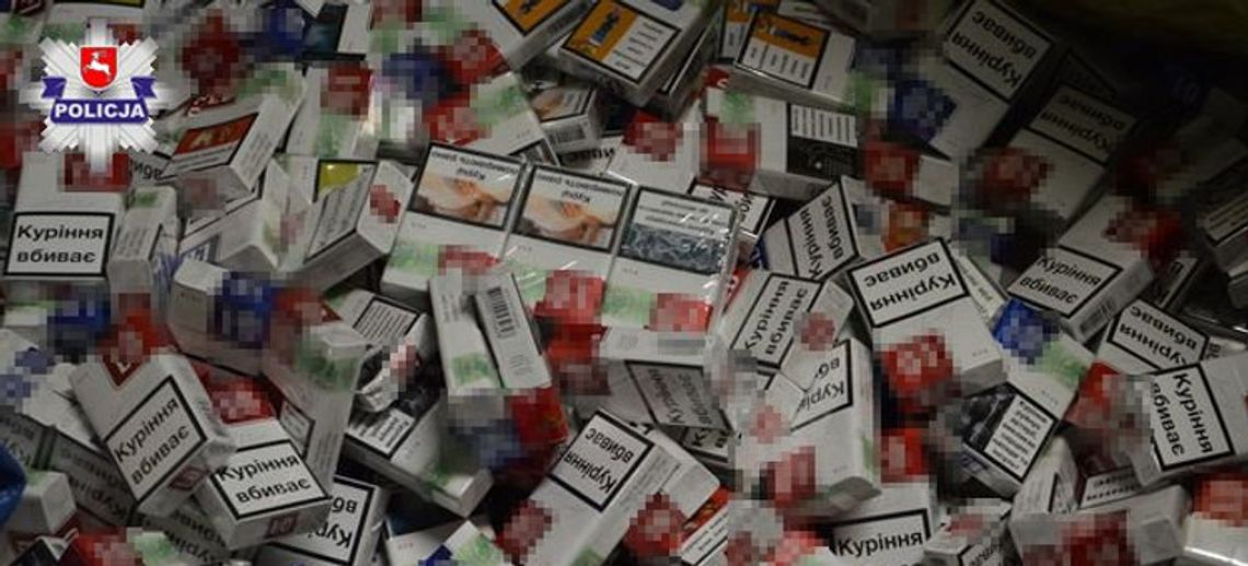 Hrubieszów: Nielegalne papierosy w aucie