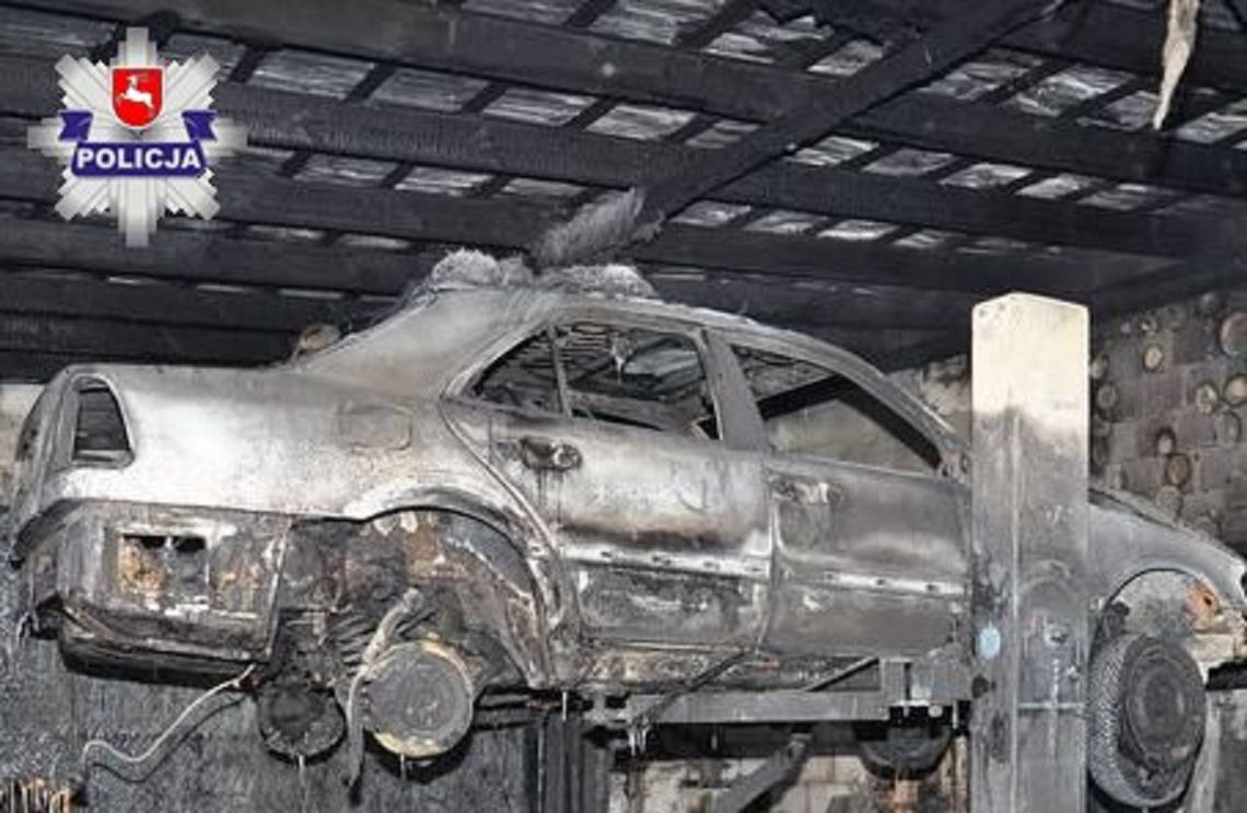 Krasnystaw: Pożar warsztatu samochodowego