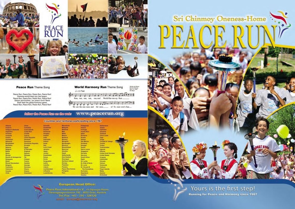 Międzynarodowy bieg pokoju "Peace Run" w Zamościu