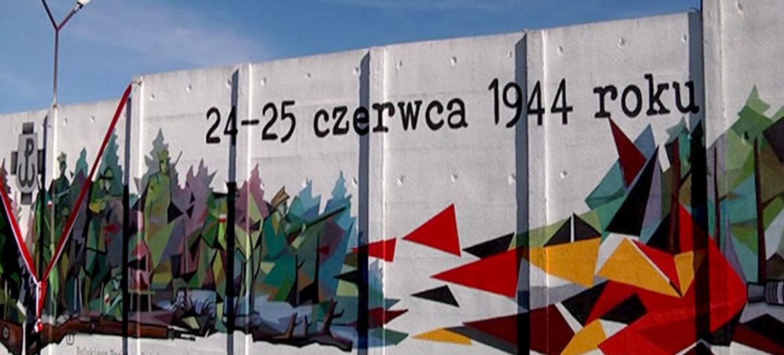 Odsłonięto mural upamiętniający Bitwę pod Osuchami