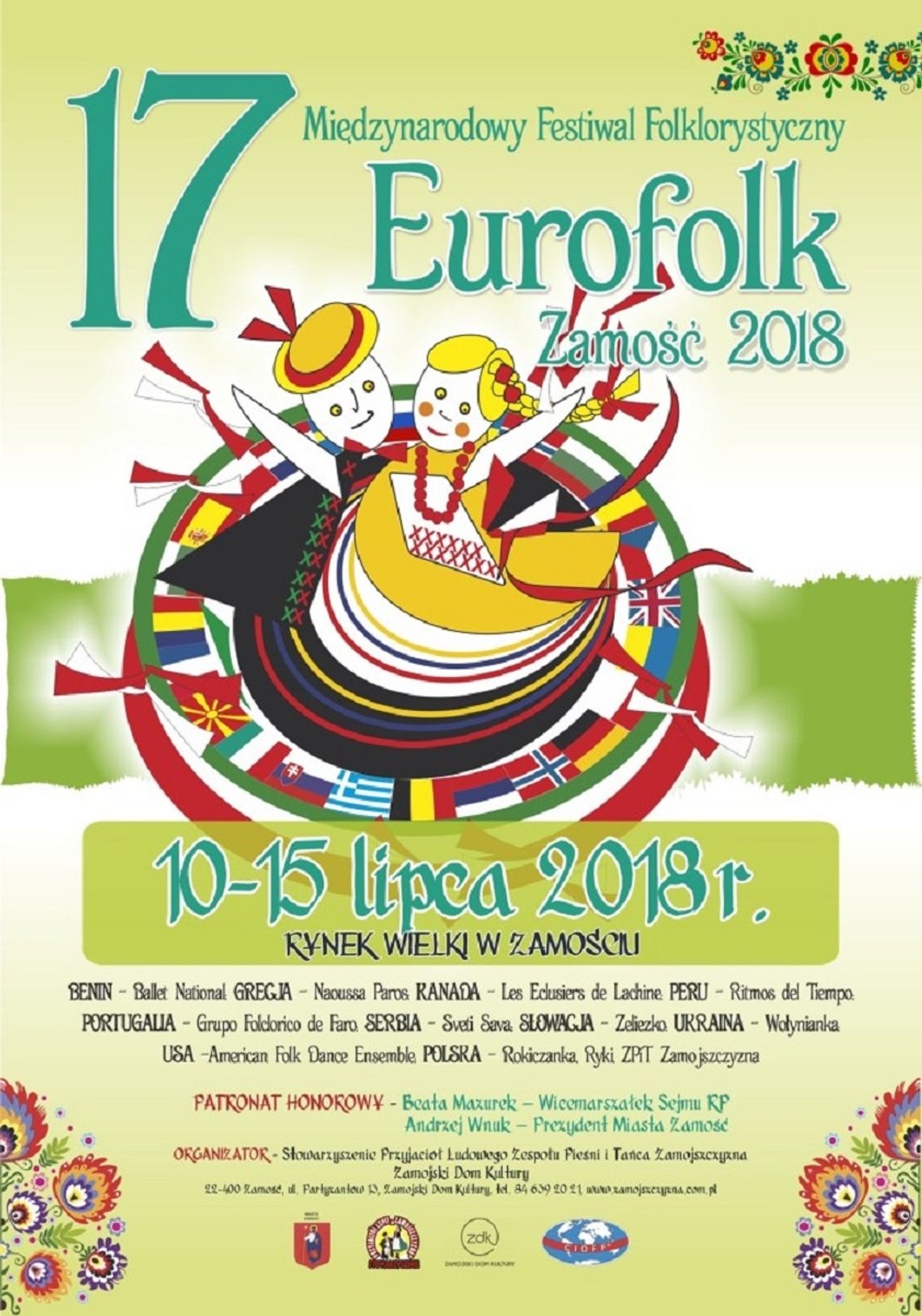 [PROGRAM] XVII Międzynarodowy Festiwal Folklorystyczny „Eurofolk” 2018