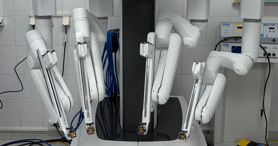 Robot da Vinci w nowym szpitalu