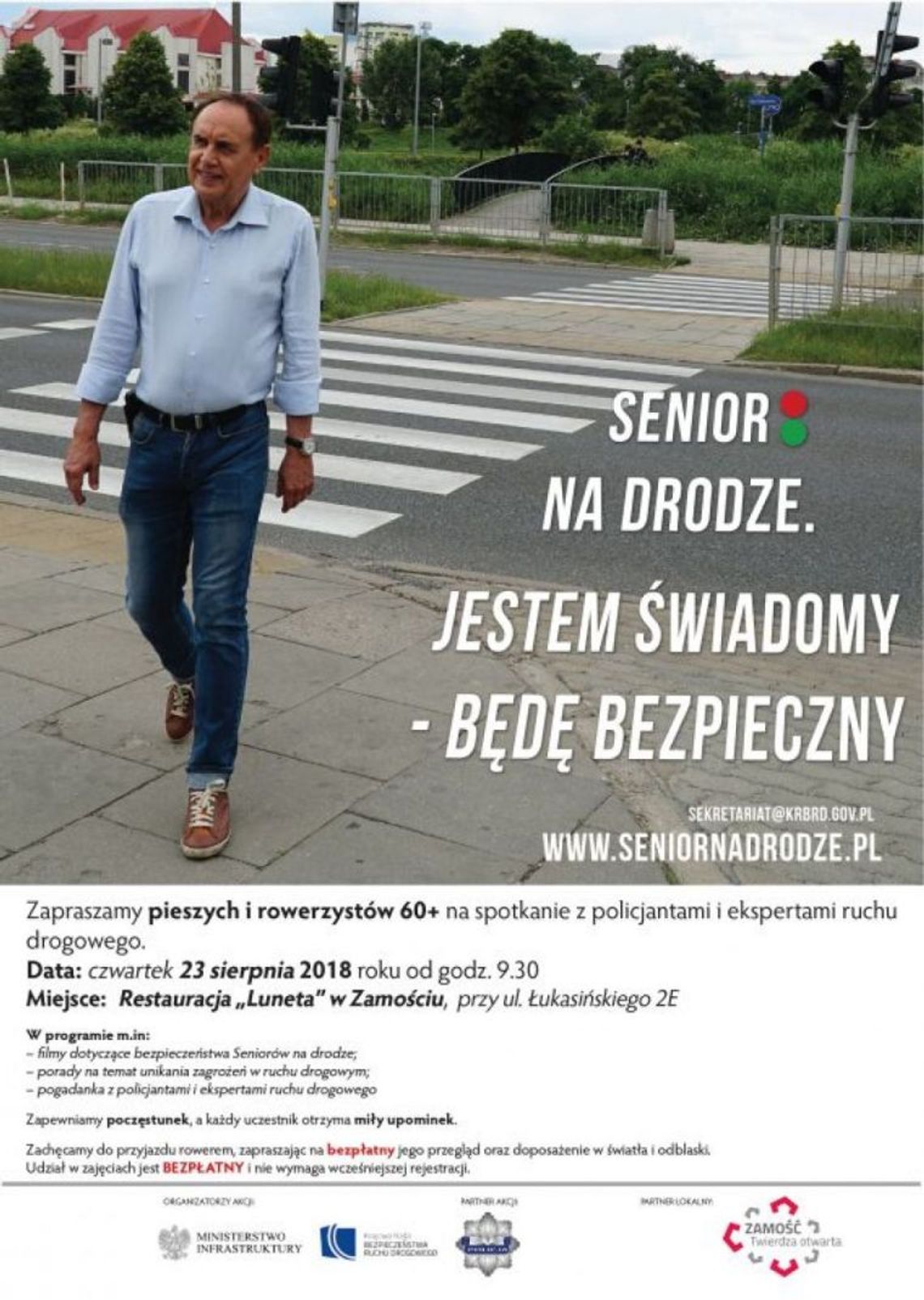 Senior na drodze. Jestem świadomy – będę bezpieczny