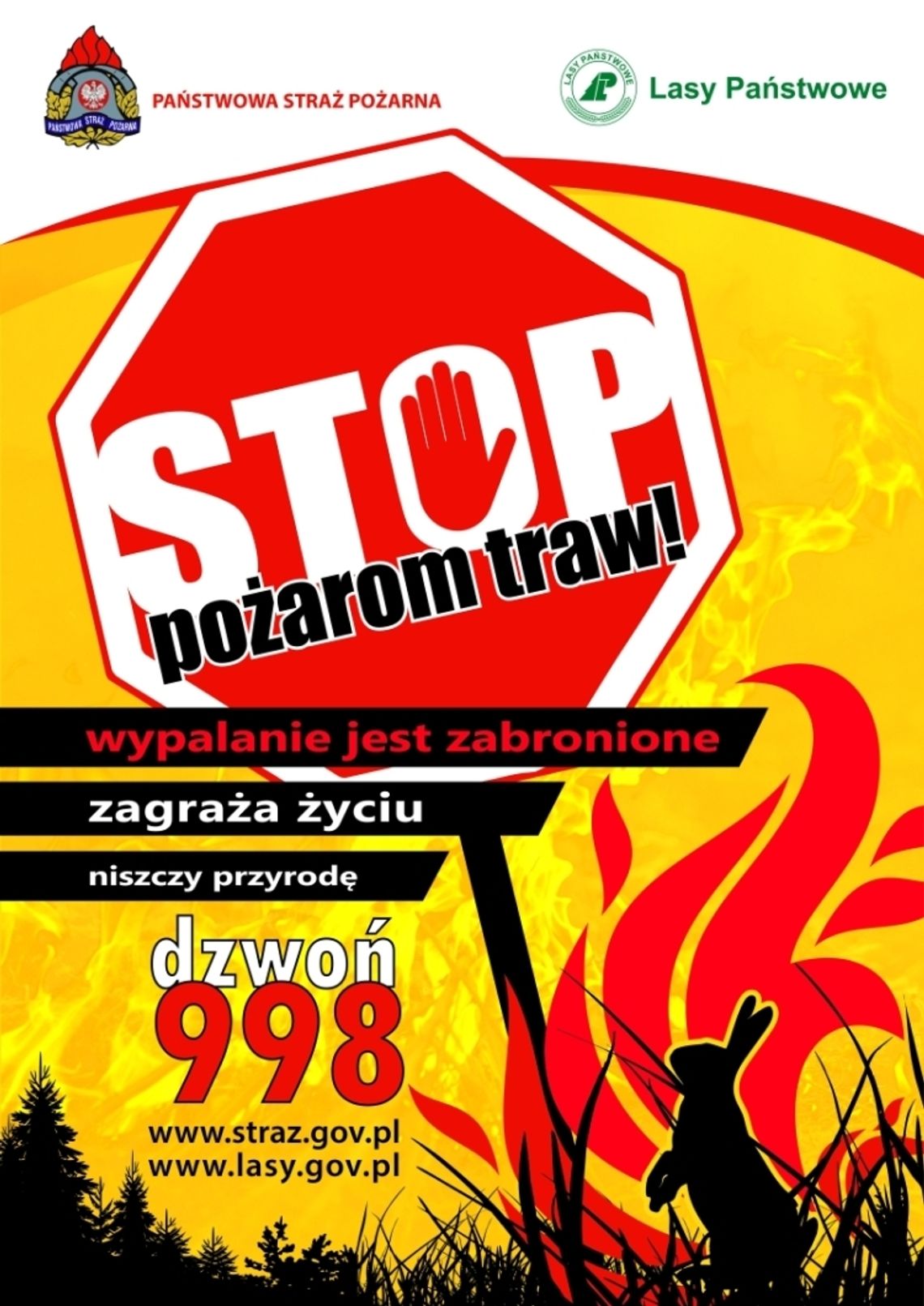 "STOP pożarom traw" 