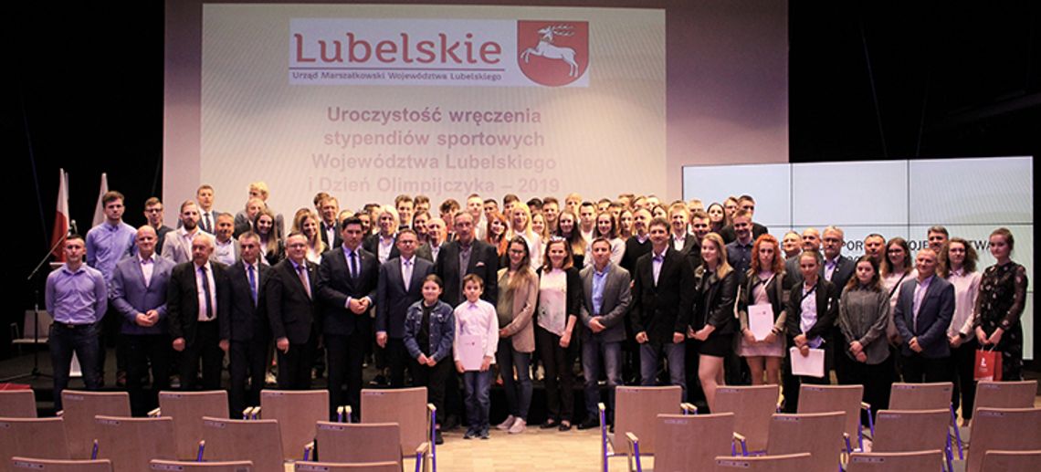 Stypendia sportowe województwa lubelskiego w 2019 roku przyznane