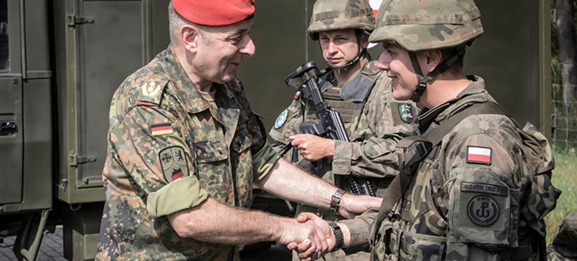 Wizyta dowódcy wojsk obrony terytorialnej Niemiec w lubelskiej brygadzie OT 