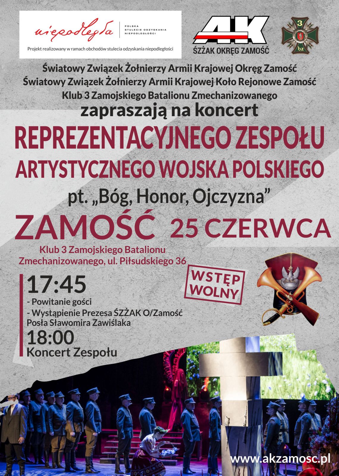 Zaproszenie na Koncert RZAWP – 25.06.2018 r.